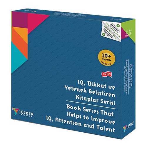 10+ Yaş 6'LI SET / IQ, Dikkat ve Yetenek Geliştiren Kitaplar Serisi