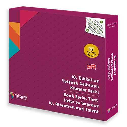 4+ Yaş 6'lı SET / IQ Dikkat Ve Yetenek Geliştiren Kitaplar Serisi