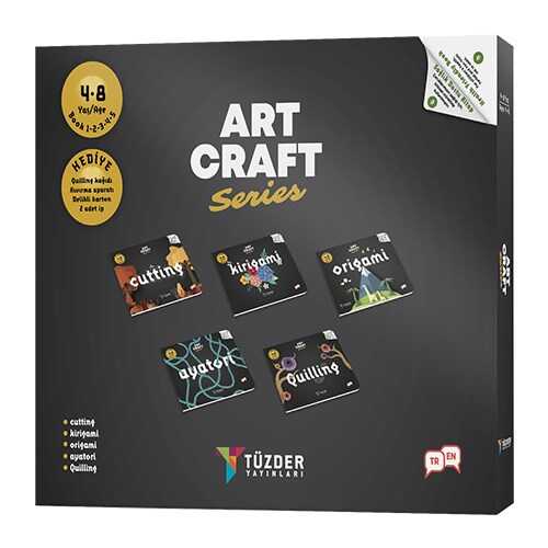 ART CRAFT-El Becerileri Seti 5 Kitap 4-8 Yaş