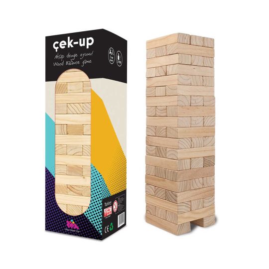 ÇEKUP Ahşap Denge Oyunu 3+ Yaş 2+ Oyuncu