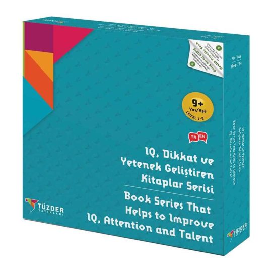 6'LI SET 9+ Yaş / IQ, Dikkat ve Yetenek Geliştiren Kitaplar Serisi