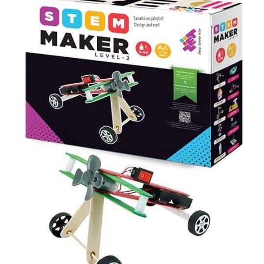STEAM - MAKER ELEKTRONİK SETİ Level-2 5+ Yaş 1+ Oyuncu (Sadece Elektronik Malzemeler)